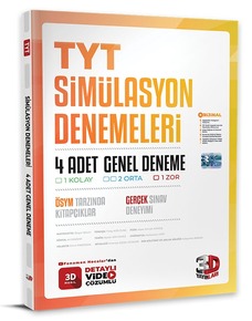 3D TYT 4'LU SIM. DENEME