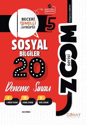 5. sınıf Sosyal Bilgiler 20'li Branş Denemeler