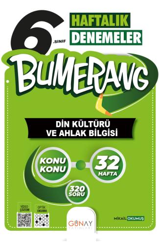 6. Sınıf Bumerang Etkinlikli Din Kültürü ve Ahlak Bilgisi