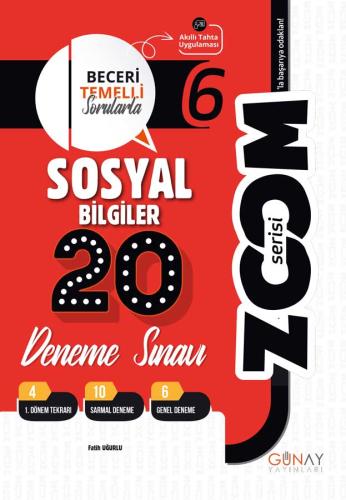 6. sınıf Sosyal Bilgiler 20'li Branş Denemeler