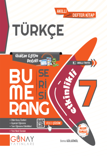 7. Sınıf Bumerang Etkinlikli Türkçe