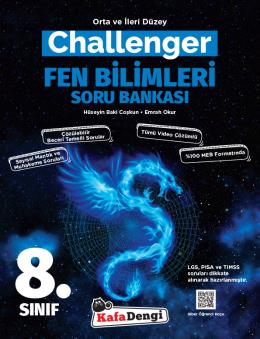 8.Sınıf Challenger Fen Bilimleri Soru Bankası (Tümü Video Çözümlü)