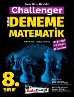 8.Sınıf Challenger Matematik Branş Denemesi (12'li) (Tümü Video Çözüml