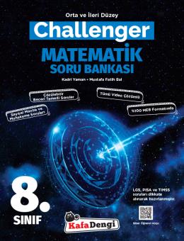 8.Sınıf Challenger Matematik Soru Bankası (Tümü Video Çözümlü)