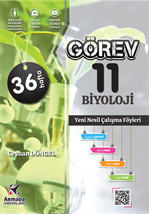 ARMADA 11.SINIF GÖREV BİYOLOJİ YENİ NESİL ÇALIŞMA FÖYLERİ 36 HAFTA