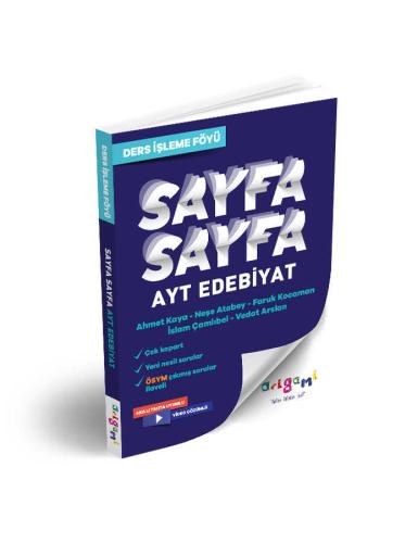 AYT EDEBİYAT SAYFA SAYFA DERS İŞLEME FÖYÜ