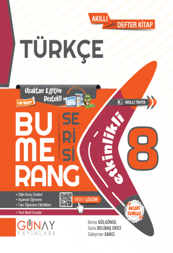 8. Sınıf Bumerang Etkinlikli Türkçe