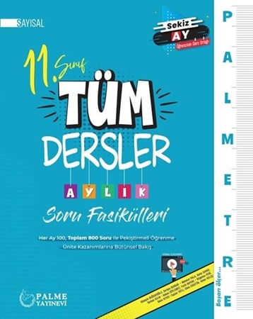 PALME 11.SINIF TÜM DERSLER AYLIK SORU FASİKÜLLERİ SAYISAL *YENİ*