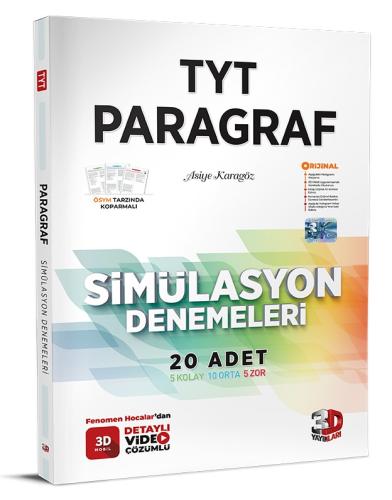 TYT 3D SIM. PARAGRAF DENEMELERI