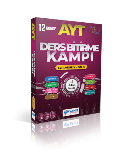 YANIT AYT DERS BİTİRME KAMPI EŞİT AĞIR. SÖZEL